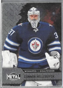 2020-21 Metal Universe #37 Connor Hellebuyck - Picture 1 of 2