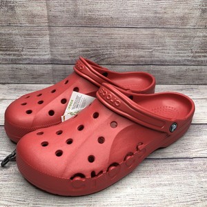 mens red crocs size 10