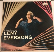 LENY EVERSONG~Introducing~Vinyl LP in MONO~1957 Coral CRL57120~Jazz/Torch singer