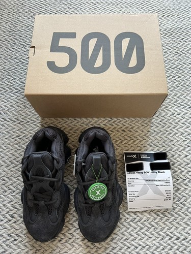 Sneakers Yeezy 500 Utility nere taglia US 4 NUOVE con scatola e stock x etichette