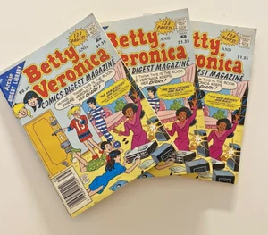 Betty & Veronica Digest #35 Archie Comics 1989 Jughead - Lot Of 3 Books - Picture 1 of 4