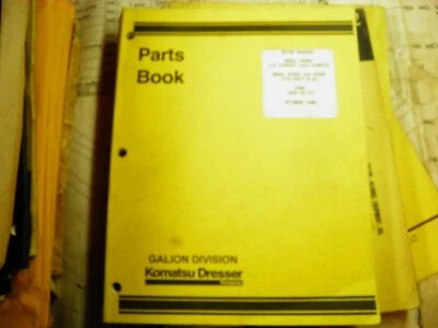 LIBRO DE PIEZAS PARA MOTONIVELADORA GALION A400 A450 A500 SERIE E A400E A450E A500E Foto 1 de 4