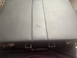Solo Grand Central Attaché Briefcase with Combination Locks, Black - Picture 1 of 6