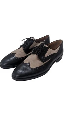CHURCH'S PRIMA CLASSE Spectator Handmade Wingtip Oxford Dress Shoes 12 M - Image 1 of 4