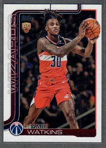 2025-26 Topps Jamir Watkins Rookie #244 Wizards RC QTY - Picture 1 of 2