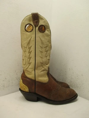 Botas de Vaquero Buckaroo de Cuero Marrón Tostado Boulet para Mujer Talla 8 M Sty 9106 Foto 1 de 4