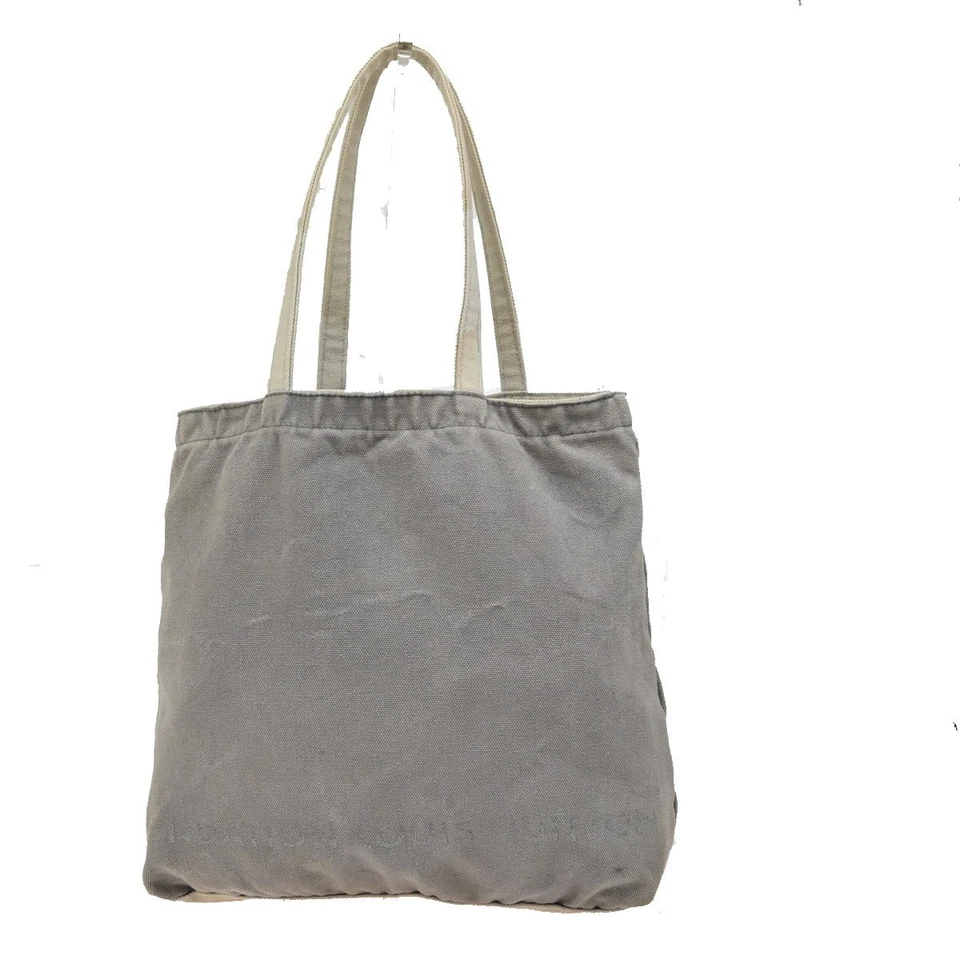 LOUIS VUITTON Fondation Exclusive Shoulder Tote Bag 100% Cotton Gray 07KA848 - Image 1 of 4