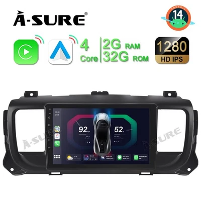 32G Android14 Autoradio Für Toyota Proace Citroën Jumpy Peugeot Carplay Navi GPS - Bild 1 von 4