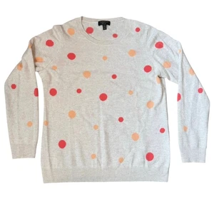 Charter Club Kaschmir Pullover Gr. Medium leise Luxus gepunktet 100% beige rosa - Bild 1 von 5