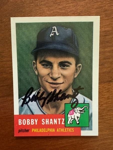 1953 1991 Topps archives Bobby Shantz #225 autograph auto signed - Picture 1 of 2