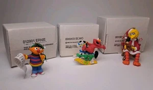 Lot 3 Sesame Street Jim Henson Christmas Ornaments w/boxes Elmo,Ernie,Big Bird - Picture 1 of 4