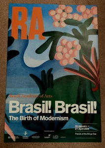 Brasil! Brasil! The Birth of Modernism Royal Academy Exhibition Poster 2025 - Picture 1 of 1