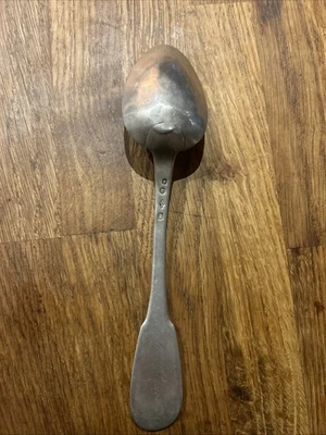 Cuillère Argent Massif  Fermier Généraux Poinçon Ancien 73g - Photo 1/4