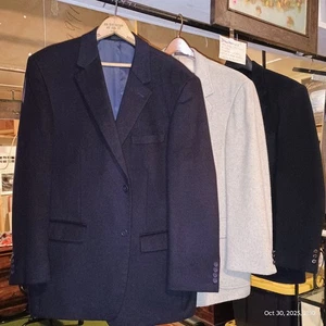 Herren KAMELHAAR Sport Mäntel Menge 3 Größe 40-42 Brustumfang...Marineblau, Hellgrau, SCHWARZ - Bild 1 von 18