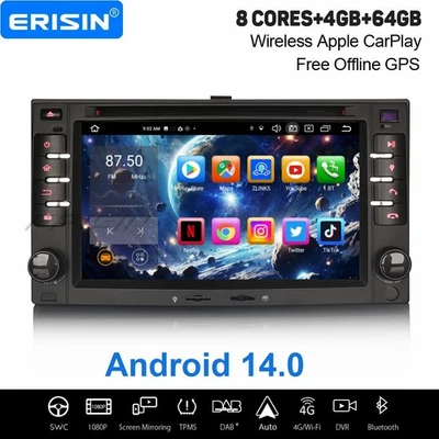64GB Android 14 DAB+ Autoradio CarPlay Navi CD Kia Sportage Carnival Ceed Carens - Bild 1 von 4