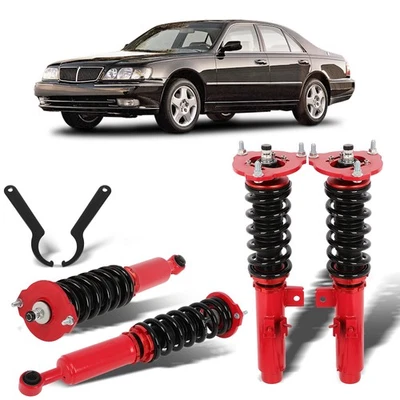 Coilovers Shocks For INFINITI Q45 1997-2001 (Y33) Suspension Lowering Spring Kit - Image 1 of 4