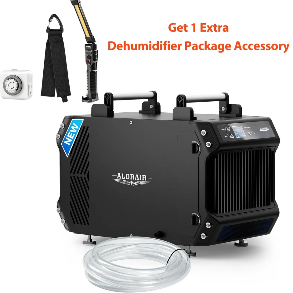 ALORAIR Galaxy 60 Crawlspace Dehumidifier 145 Pint Commercial Basement 1800 Sq