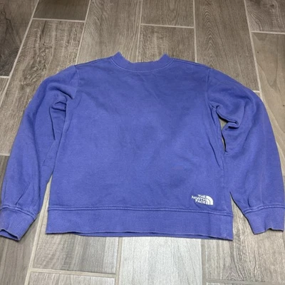 The North Face Girls Large Crew Neck Sweatshirt Long Sleeve, Purple - Image 1 of 4