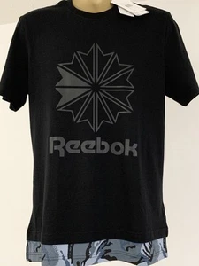 Reebok Classic F Layered T-Shirt BK5010 – Men's UK M, Black Camouflage Hem, New - Picture 1 of 9