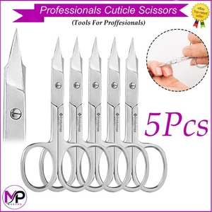 German Stainless Steel Manicure Cuticle & Toe Nail Scissors 9cm Arrow Point - Picture 1 of 6