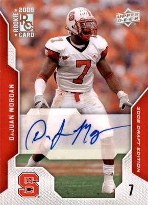 2008 Upper Deck Draft Edition Autographs #32 DaJuan Morgan Auto NC State - Image 1 of 2