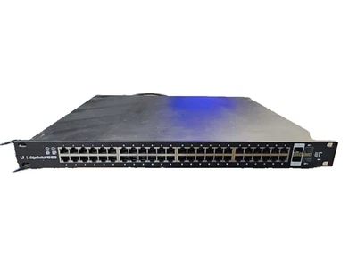 TESTED WORKING Ubiquiti ES-48-750W EdgeSwitch 48-Port Gigabit Switch*PLEASE READ - Image 1 of 4