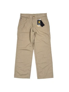 Carhartt FR Midweight Canvas Jean Men’s 34/30.5 (tag 34/30) Khaki NWT - Picture 1 of 3
