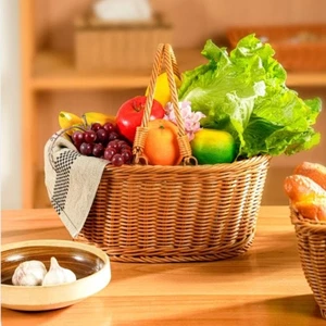 Portable Fruit Tray Sundries Organizer 6 Styles Outdoor Picnic Basket - Picture 1 of 14