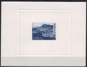 MONACO 1985 Esposizione filatelica 5-8 dicembre, non emesso, prova di lusso - Imagen 1 de 1