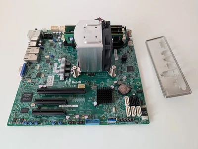 Supermicro X10SLM+-F | Intel Xeon E3-1230 v3 | 32 GB DDR3 ECC RAM | 2U bracket - Bild 1 von 4