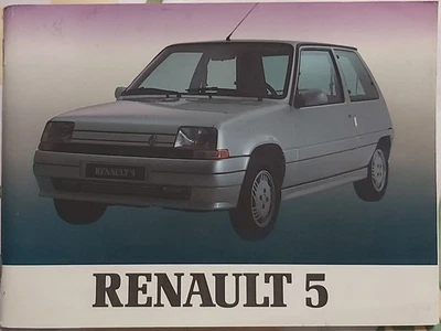 RENAULT SUPER 5 950/1,1/1,2/1,4/GT TURBO/1,7/1,6D LIBRETTO USO MANUTENZIONE... - Immagine 1 di 4