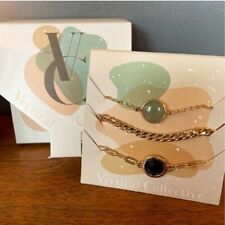 Vertical Collective Alora Bracelet Layering Set New In Box