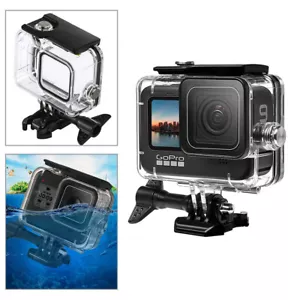 Für GoPro Hero 9/10/11 Wasserdichtes Gehäuse Tauchen Schutzgehäuse Kamerazubehör - Bild 1 von 12