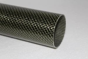 Silenziatori in fibra di carbonio kevlar3k est100 int97 lung.mm450 - Foto 1 di 12