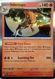 033/167 INFERNAPE | RARE HOLO | TWILIGHT MASQUERADE POKEMON KARTE - Bild 1 von 1