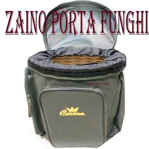 zaino per raccolta funghi cestino vimini 29x33x33 montagna - Foto 1 di 1