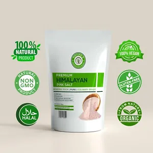 Himalayan Pink Rock Fine Salt Mineral (NATURALLY ORGANIC FOOD GRADE) - Picture 1 of 7