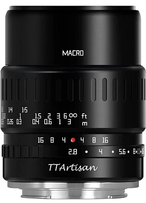 TTArtisan 40mm F2.8 MACRO Lens Camera APS-C Fuji film XF Mount Manual Focus (UK) - Image 1 of 4