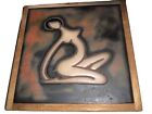 Mid 20th Century Stylish Abstract Tile of Highly Stylised Female Nude