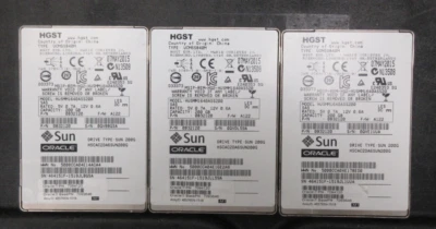 HGST 0B32120, HUSMM1640ASS200, 2.5" 200GB SAS SSD, (LOT OF 3) - Image 1 of 2