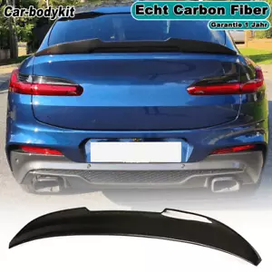 Carbon Heckspoiler Heckflügel Spoiler Heck Ansatz M Paket Passt für BMW X4 G02 - Picture 1 of 12
