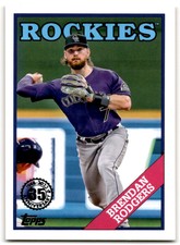 2023  Topps #T88-40 Brendan Rodgers 1988 Baseball 35th Anniversary Rockies