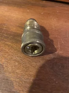 LP GAS BBQ QUICK DISCONNECT FITTING BRASS VERY GOOD USED - Picture 1 of 2
