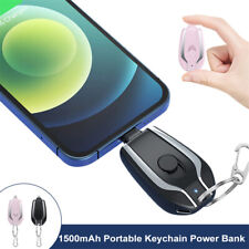 Keychain Charger For iPhone Or Android Ultra-Compact Mini Fast Charge 