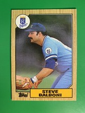1987 Topps Steve Balboni #240 Kansas City Royals