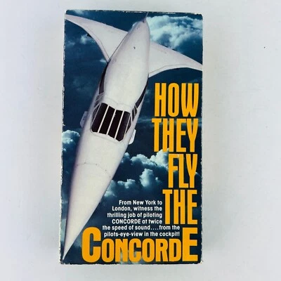 How They Fly the Concorde Airplane VHS Video Tape Aero History - Image 1 of 2