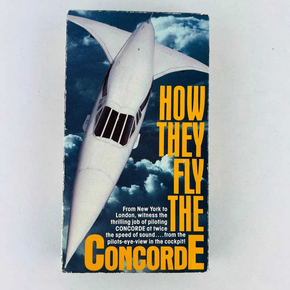 How They Fly the Concorde Airplane VHS Video Tape Aero History - Image 1 of 2