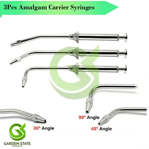 Siringa Porta Amalgama Assistenza Dentale 30,45,90 Gradi Set Denti Restaurativo - Foto 1 di 4