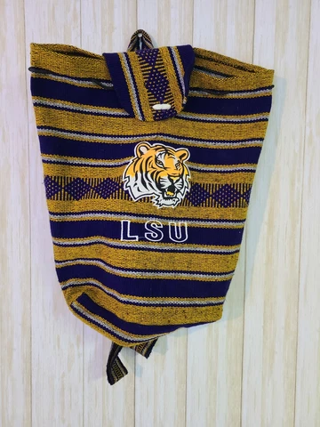 LSU Tigers Backpack/Tote with Tiger Logo Cover