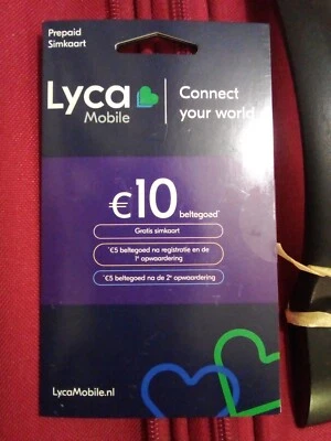 LYCAMOBILE simcard Netherland €0